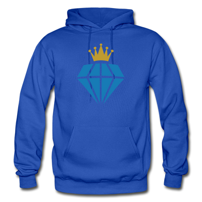 Diamond Crown Hoodie - royal blue