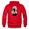 Masked Girl with Gun Hoodie - red