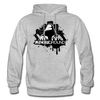 Abstract Underground Hoodie - heather gray