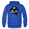 Abstract Underground Hoodie - royal blue