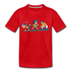 Hip Hop Cartoon Kids Kids T-Shirt - red