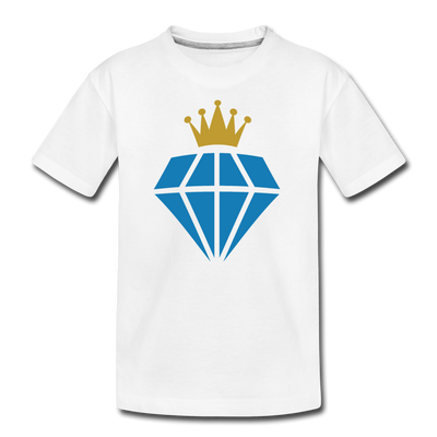 Diamond Crown Kids T-Shirt - white