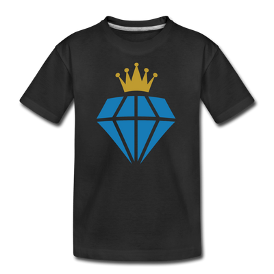 Diamond Crown Kids T-Shirt - black
