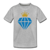 Diamond Crown Kids T-Shirt - heather gray