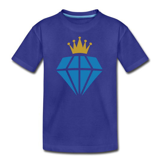 Diamond Crown Kids T-Shirt - royal blue