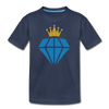Diamond Crown Kids T-Shirt - navy