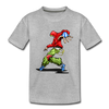 Hip Hop Dancer Cartoon Kids T-Shirt - heather gray