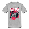 Hip Hop Boombox Kids T-Shirt - heather gray