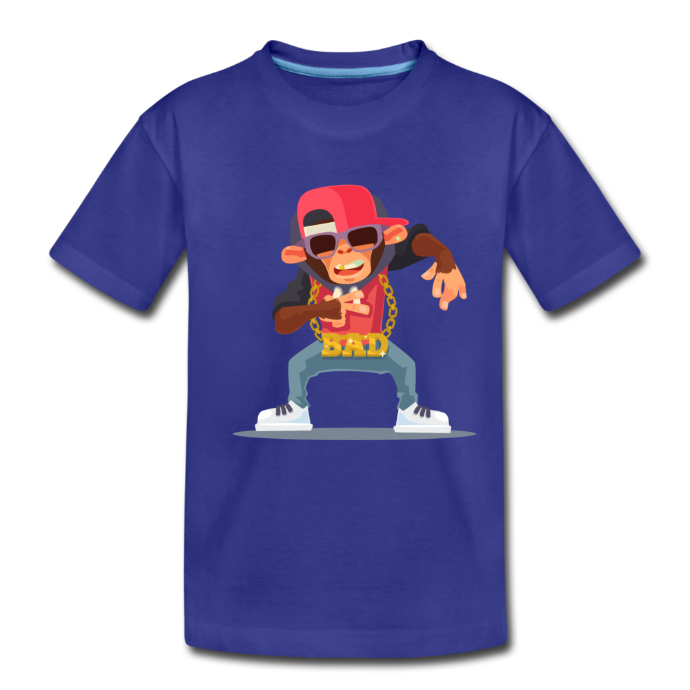 Hip Hop Monkey Kids T-Shirt - royal blue