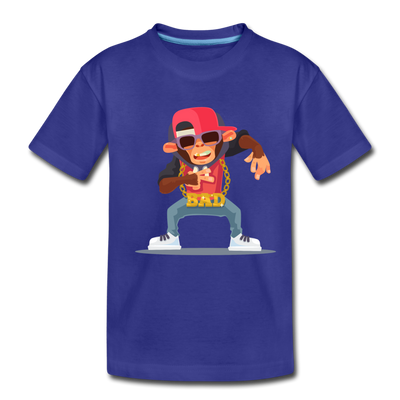Hip Hop Monkey Kids T-Shirt - royal blue