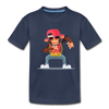 Hip Hop Monkey Kids T-Shirt - navy