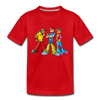Hip Hop Cartoons Kids T-Shirt - red