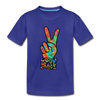 Love Peace Sign Kids T-Shirt - royal blue