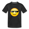 Cool Emoji Kids T-Shirt - black