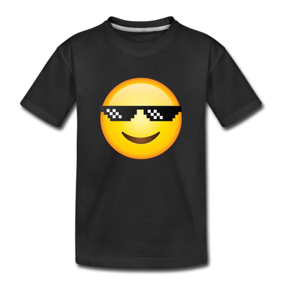 Cool Emoji Kids T-Shirt - black