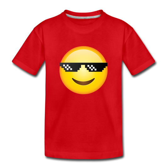 Cool Emoji Kids T-Shirt - red