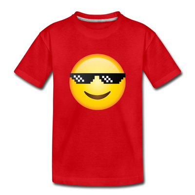 Cool Emoji Kids T-Shirt - red