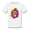 Colorful Lion Kids T-Shirt - white