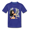 Fairy Girl Cartoon Kids T-Shirt - royal blue