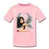 Fairy Girl Cartoon Kids T-Shirt - pink