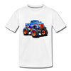Monster Truck Kids T-Shirt - white