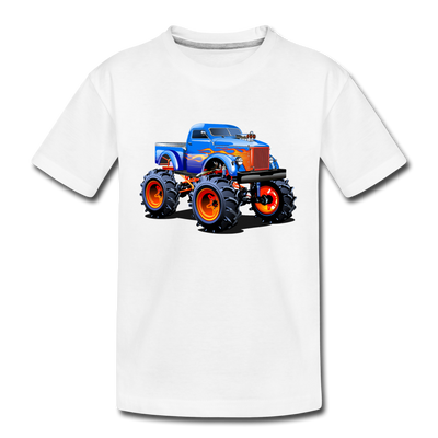 Monster Truck Kids T-Shirt - white