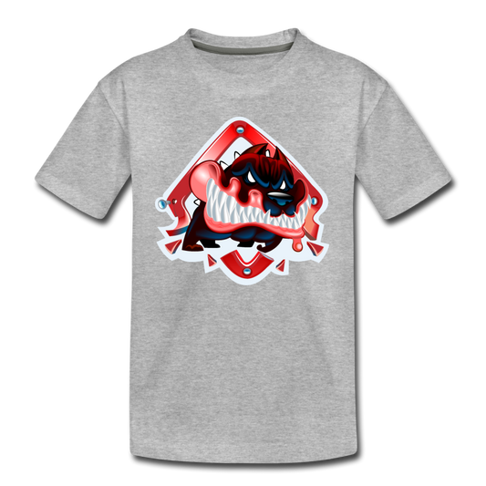Monster Kids T-Shirt - heather gray