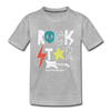 Rock Star Kids T-Shirt - heather gray