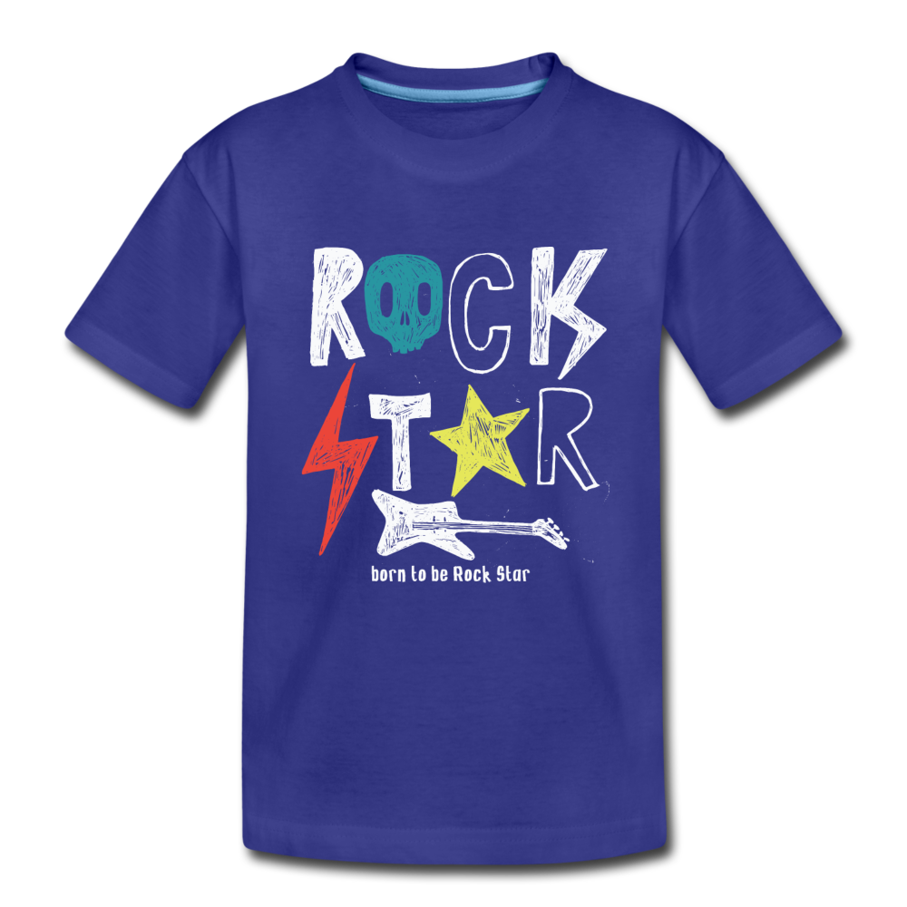 Rock Star Kids T-Shirt - royal blue