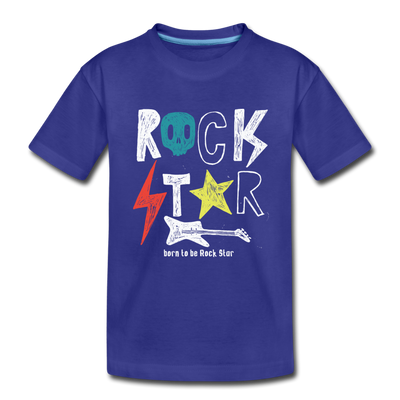 Rock Star Kids T-Shirt - royal blue
