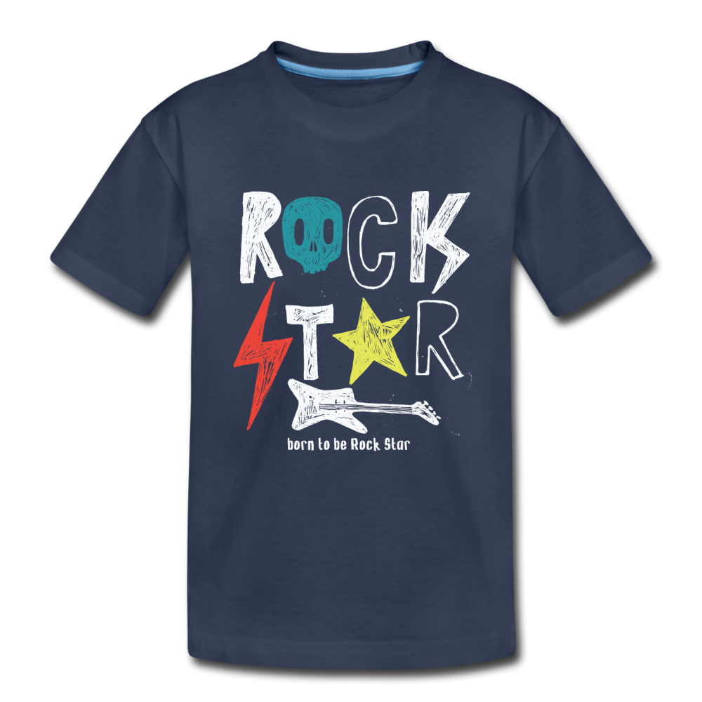 Rock Star Kids T-Shirt - navy