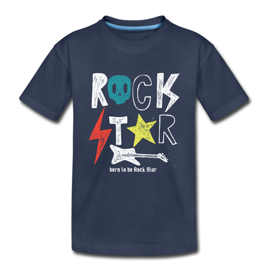Rock Star Kids T-Shirt - navy