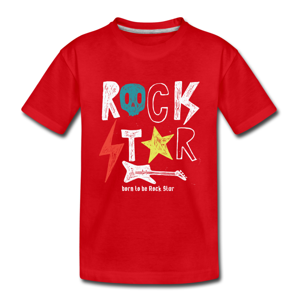 Rock Star Kids T-Shirt - red