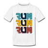 Run Kids T-Shirt - white
