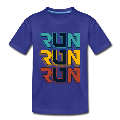 Run Kids T-Shirt - royal blue