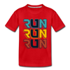 Run Kids T-Shirt - red
