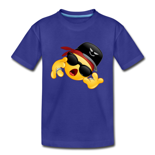 Hip Hop Emoji Kids T-Shirt - royal blue