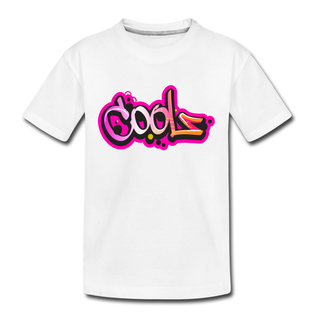 Cool Graffiti Kids T-Shirt - white