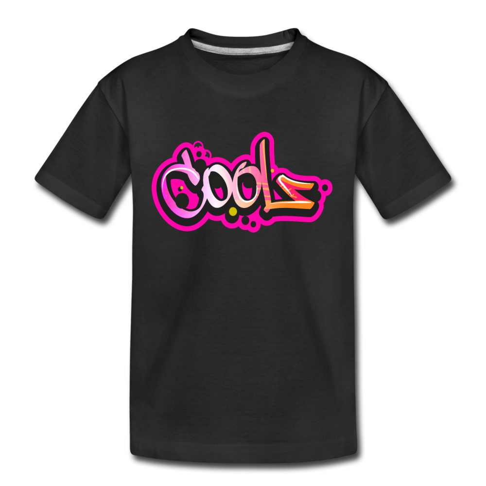 Cool Graffiti Kids T-Shirt - black
