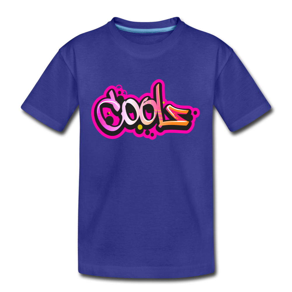 Cool Graffiti Kids T-Shirt - royal blue