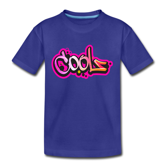 Cool Graffiti Kids T-Shirt - royal blue