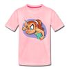 Loser Girl Cartoon Kids T-Shirt - pink