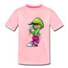 Ice Cream Cone Girl Cartoon Kids T-Shirt - pink