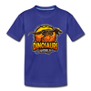Dinosaurs World Kids T-Shirt - royal blue