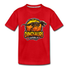 Dinosaurs World Kids T-Shirt - red