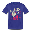 Wild Girl Kids T-Shirt - royal blue