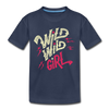 Wild Girl Kids T-Shirt - navy