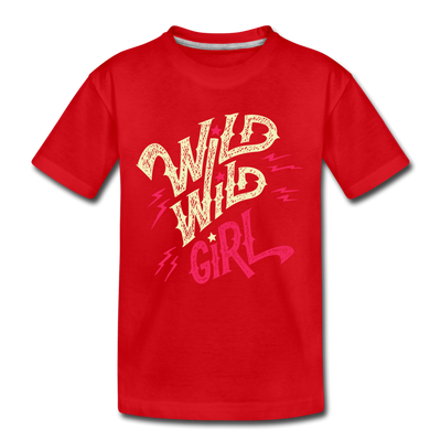 Wild Girl Kids T-Shirt - red