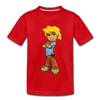 Cartoon Boy Kids T-Shirt - red