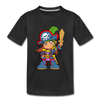 Pirate Cartoon Kids T-Shirt - black